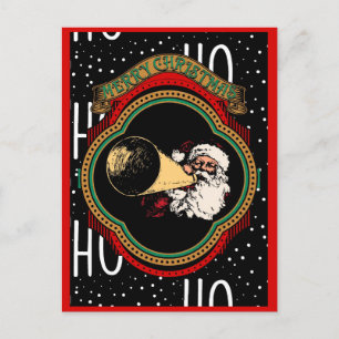 Carte Postale Noël du Père Noël vintage
