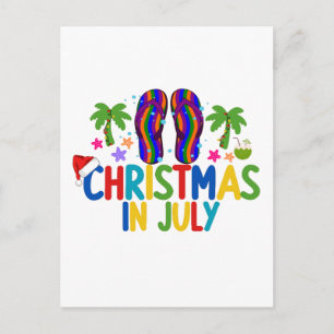 Carte Postale Noël en juillet