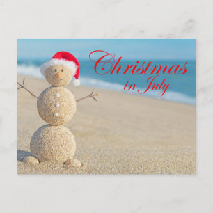 Carte Postale Noël En Juillet