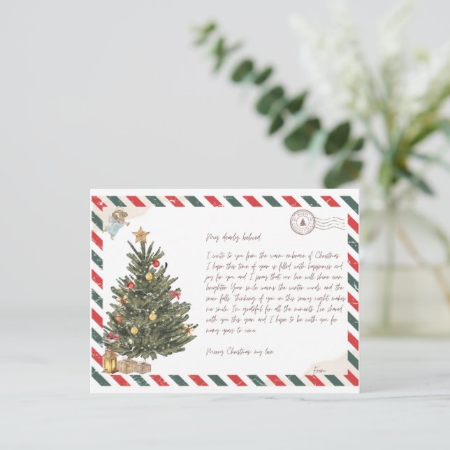Carte Postale Noël en toi (Debout devant)