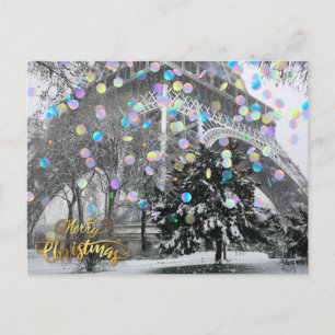 Carte Postale Noël en ville