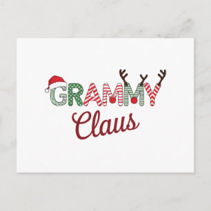 Carte Postale Noël Grammy Claus Noël Grand-mère Cadeau Noël