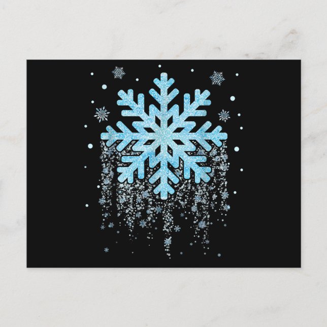 Carte Postale Noël hivernal (Devant)