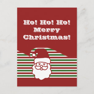 Carte postale Noël Jolly Santa Claus