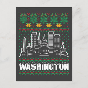 Carte Postale Noël laid de Washington