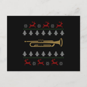 Carte Postale Noël laid - Trumpet