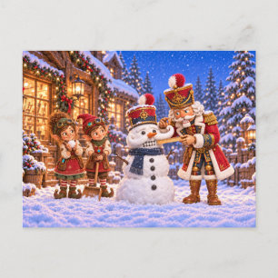 Carte postale Noël – Le double du casse-noisette