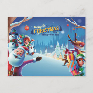 Carte Postale Noël mignon