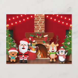 Carte Postale Noël mignon