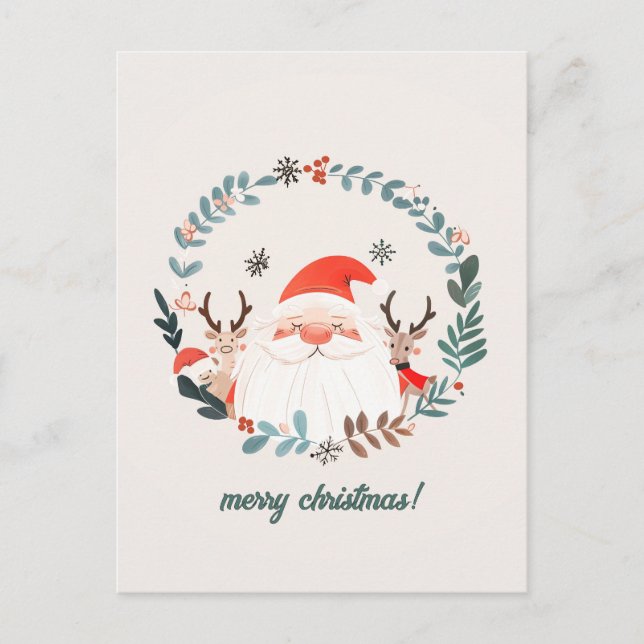 Carte Postale Noël mignon (Devant)
