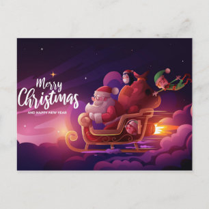 Carte postale Noël mignonne