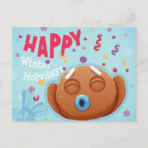 Carte postale Noël mignonne