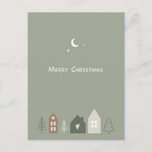 Carte Postale Noël nordique scandinave