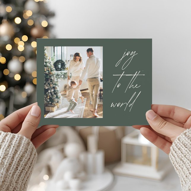 Carte Postale Noël Photo Moderne (Créateur téléchargé)