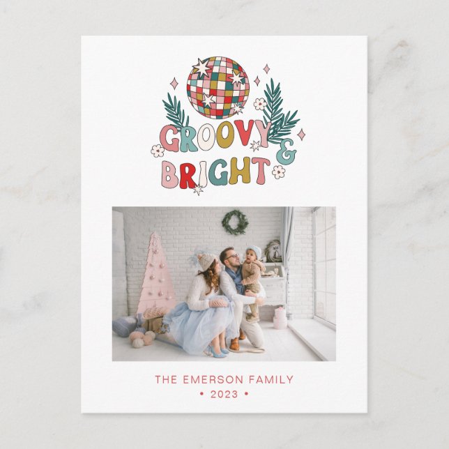 Carte Postale Noël rétro (Devant)