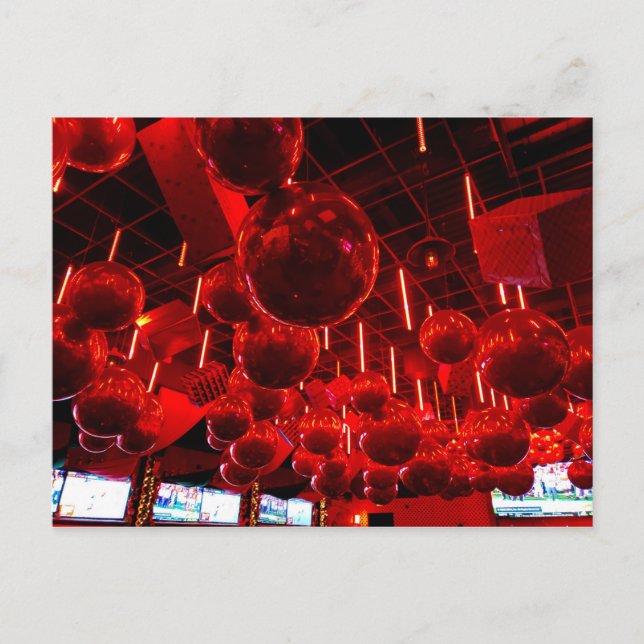 Carte Postale Noël rouge (Devant)