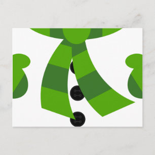 Carte postale Noël Snowman