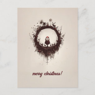 Carte Postale Noël sombre