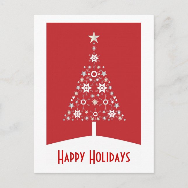 Carte postale Noël Tree Holiday (Devant)