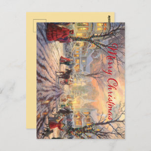 Carte Postale Noël victorien