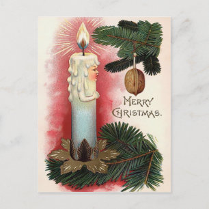 Carte Postale Noël victorien vintage
