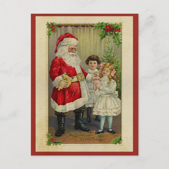 Carte Postale Noël vintage (Devant)