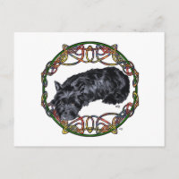 Noeud celtique Scottie au repos