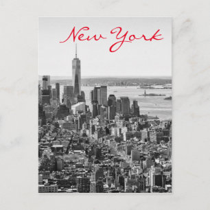Carte Postale Noir blanc New York City Manhattan