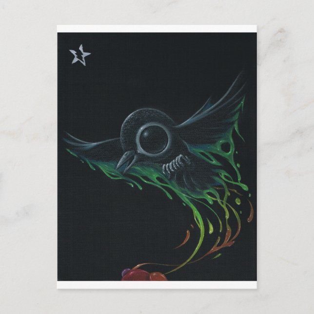 Carte Postale Noir comme ton (Devant)