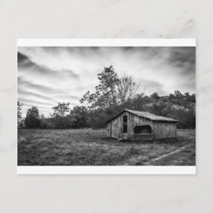 Carte Postale Noir et blanc à l'aube