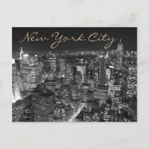 Carte Postale Noir et blanc New York City
