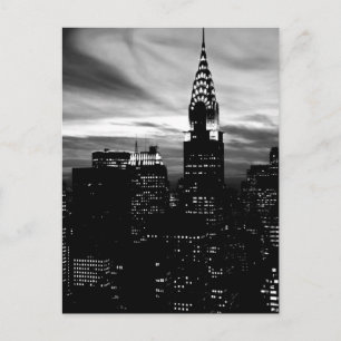 Carte Postale Noir et blanc New York City Midtown
