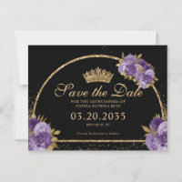Noir Plum Plum or Parties scintillant Floral Quinc
