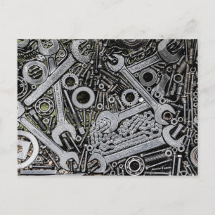 Carte Postale Noix et boulons