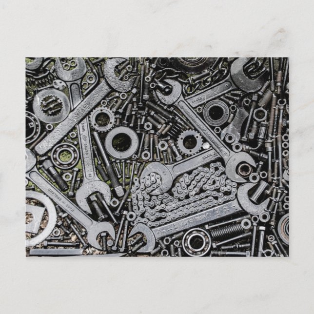 Carte Postale Noix et boulons (Devant)