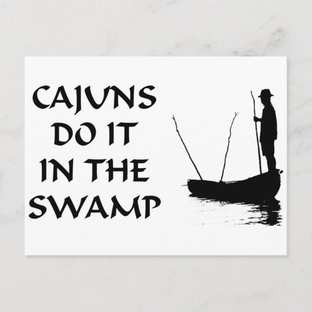 CARTE POSTALE NOLA CAJUNS LE FONT DANS LE MARAIS (Devant)