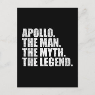 Carte Postale nom Apollon, Apollon l'homme le mythe la légende
