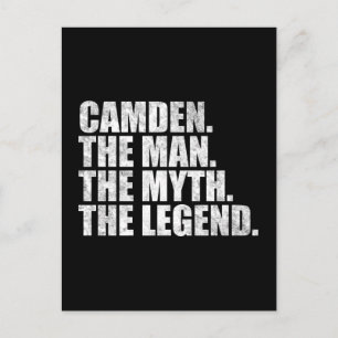 Carte Postale Nom Camden, Camden l'homme le mythe la légende