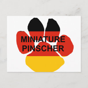 Carte Postale nom de broche miniature à drapeau allemand