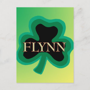 Carte Postale Nom de famille Flynn