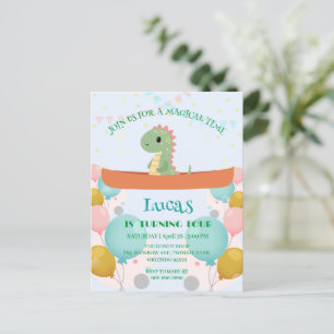 Carte Postale Nom de fête d'anniversaire de bricolage de kayak d