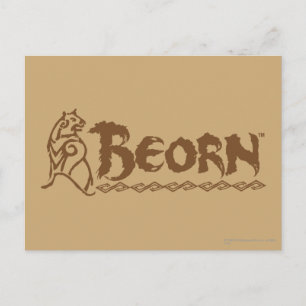 Carte Postale Nom de l'ours BEORN™