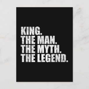 Carte Postale nom de roi, Le Roi L'Homme La Légende