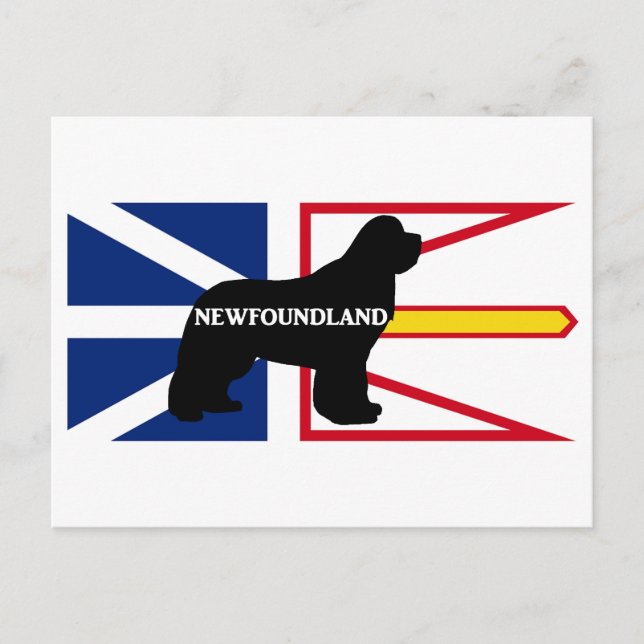 Carte Postale Nom de Terre-Neuve silo sur flag.png (Devant)