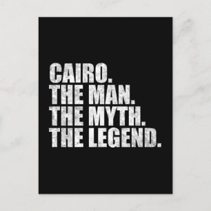 Carte Postale nom du Caire, Le Caire L'Homme Le Mythe La Légende