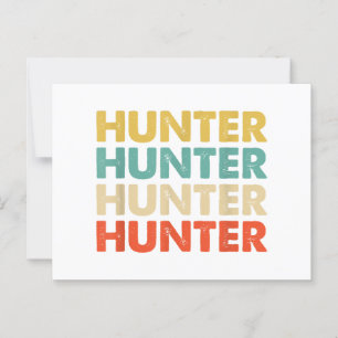 Carte Postale Nom du chasseur Chemises et cadeaux Nom du chasseu