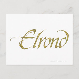Carte Postale Nom ELROND™ Texté