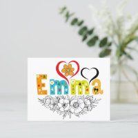 Nom Emma Personnalisé pour la femme nommée Emma