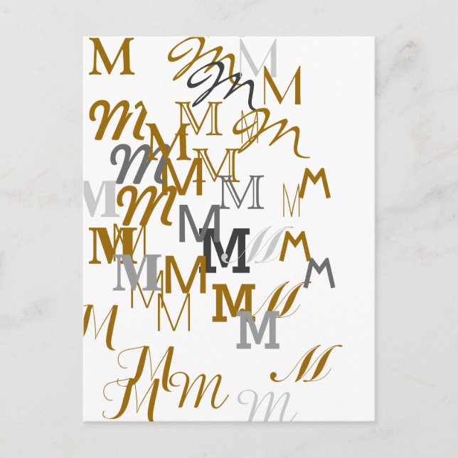 Carte Postale Nom initial du motif (Devant)
