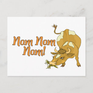 Carte Postale Nom Nom Vache